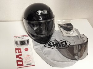 SHOEI ショウエイ フルフェイス ヘルメット ブラック Ｚ-7 M 現状品 J1040