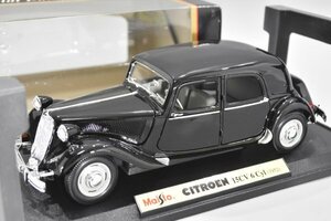 未使用 MAISTO マイスト 1/18 CITROEN 15CV 6 Cyl 1952 シトロエン スペシャルエディション ブラック ミニカー Hb-536G