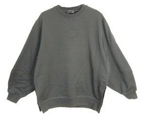 サイズM■新品 本物保証■モンクレールSWEATSHIRTオーバーサイズド スウェットシャツ/スエット/トレーナー/レディースMONCLER/999ブラック