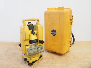 ☆【2T1126-34】 TOPCON トプコン デジタルセオドライト DT-130 ケース付 測量機器 ジャンク