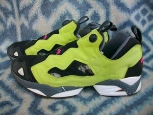 REEBOK INSTA PUMP FURY 30cm US12 黄黒 美品(訳あり) リーボック インスタ ポンプ フューリー