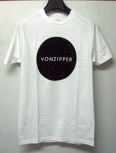 VONZIPPER ボンジッパー AG212204WHT① メンズ Mサイズ 半袖Tシャツ T-Shirts シンプルなロゴティー LogoTee ホワイト色 新品 送料無料