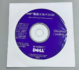 2YXS1017★現状品★DELL 製品リカバリCD Microsoft Windows 98 Second Edition