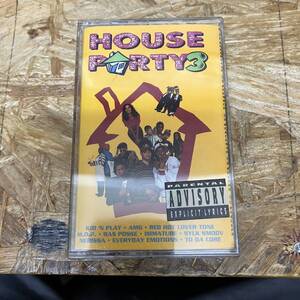 シHIPHOP,R&B HOUSE PARTY 3 THE SOUNDTRACK アルバム,名作! TAPE 中古品