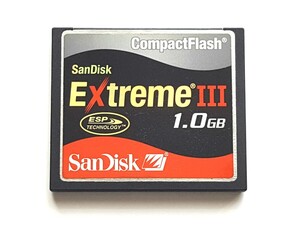 ☆美品☆ CFカード 1GB サンディスク エクストリームIII SanDisk Extreme III コンパクトフラッシュ CompactFlash Card