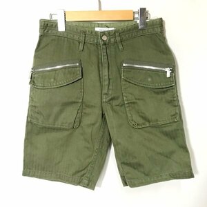 NONNATIVE TROOPER SHORTS COTTON HERRINGBONE トルーパー ショートパンツ メンズ サイズ0 カーキ系 ノンネイティブ ボトムス A2337◆