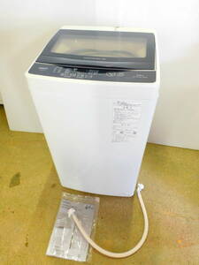 t057 ♪良品♪2023年♪AQUA アクア 5.0kg 全自動洗濯機 AQW-G5NJ-W ホワイト 3Dアクティブ洗浄