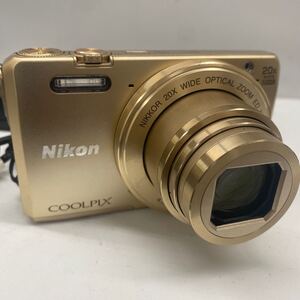 11tkR 美品 ★動作確認済み★ Nikon ニコン COOLPIX S7000 ゴールド クールピクス コンパクトデジタルカメラ 充電付き