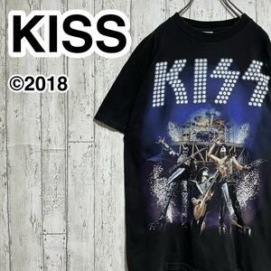 ☆送料無料☆ ALSTYLE アルスタイル KISS キッス バンTシャツ Mサイズ ブラック 2018 メキシコ製 22-68