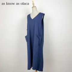 as know as olaca ノースリーブ ワンピース 大きいサイズ 19