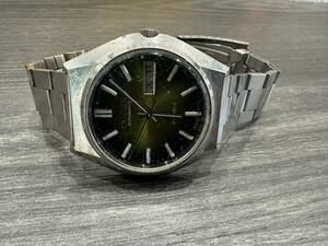 CITIZEN シチズン AUTOMATIC 4-820029 Cal.8200 1976年製 21石自動巻 デイデイト グリーン