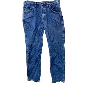 Wrangler デニムパンツ W33 ラングラー メキシコ製 コットン ブルー 古着卸 アメリカ仕入 2501-40