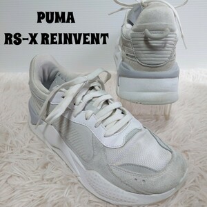 PUMA プーマ RS-X REINVENT スニーカー 靴 25cm レディース ホワイト/ライトグレー 型番371008-21
