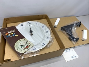 貴重！未使用　手がきクロック　電子時計　オリジナル　堀田時計 3813 08