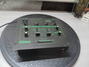 TA963 DJGEAR AT-MX25G 中古現状品 通電OK 動作未確認 DJミキサー DISCO オーディオテクニカ