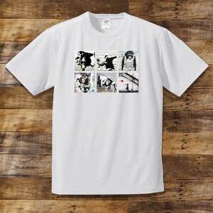 バンクシー BANKSY コレクション グラフィックアート Tシャツ 新品　送料込　男女兼用　ユニセックス　サイズ豊富　SからXXL選べる