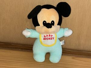 新品　未使用　当時　Disney ディズニー　Mickey Mouse ミッキーマウス　vintage retoro レトロ　ぬいぐるみ 人形