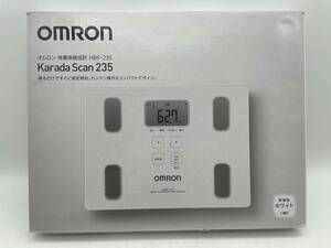 OMRON オムロン　未使用　体重体組成計　HBF-235　Karada Scan235　ホワイト　体重計