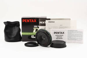 ★元箱付・完全動作品★PENTAX ペンタックスDA 40mm F2.8 Limited ブラック