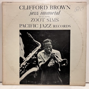 ●即決LP Clifford Brown / Jazz Immortal pj-3 j41041 米盤60年代のプレス、ミゾナシ黒銀Mono ZOOT SIMS