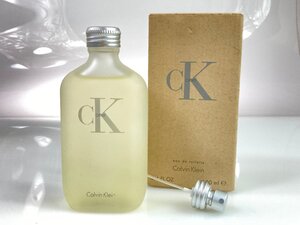 満量　カルバンクライン　Calvin Klein　CK　ONE　シーケーワン　オードトワレ　スプレー　100ml　スプレーキャップ付き　YK-5825