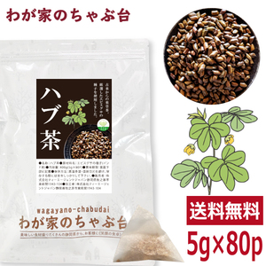 ハブ茶 5g×80P 　　～ 送料無料 はぶ茶 決明子 ケツメイシ ノンカフェイン お茶 美容 健康茶 はぶ草 ハブ草 エビスグサ 種子