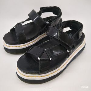 【中古】 Dr.Martens × AGYNESS DEYN UK3 レディース サンダル ブラック AW006 ドクターマーチン USED リユース ◆3104/磐田店