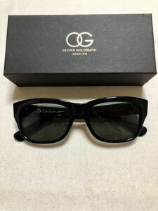 新品 オリバーゴールドスミス CONSUL-g Nero OLIVER GOLDSMITH メガネ サングラス ウェリントン