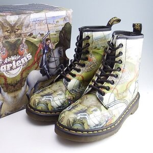 Dr.Martens GEORGE&DRAGON BACKHAND 22432102 1460 MULTI ドクターマーチン 絵画シリーズ 8ホールブーツ 24cm