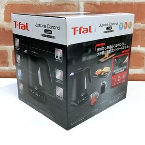 B503　新品未使用 T-fal ティファール 電気ケトル KO823NJP ジャスティンロックコントロール ブラック 1.2L 大容量 温度コントロール