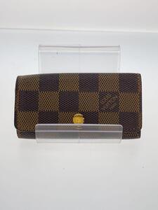 LOUIS VUITTON◆ミュルティクレ4_ダミエ・エベヌ_BRW/-/レディース