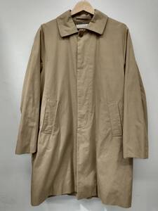 YAECA ヤエカ SOUTAINCOLLAR COAT 14504 ステンカラーコート スプリングコート ベージュ S 春