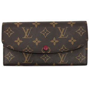 ルイヴィトン モノグラム ポルトフォイユ エミリー二 M60697 2つ折り 長財布 レディース LOUIS VUITTON QR022-444