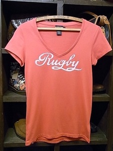 RALPH LAUREN RUGBY S/S V NECK T-SHIRT SIZE S ラルフローレン ラグビー 半袖 Vネック Tシャツ