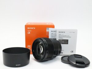 ●○【良品・元箱付】SONY SEL85F18 FE 85mm F1.8 カメラレンズ 中望遠 単焦点 Eマウント ソニー○●028438002m○●