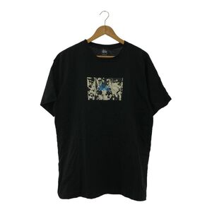 美品 STUSSY ステューシー フォトグラフィックプリント Tシャツ XL コットン100％ 半袖 トップス カットソー メンズ AT829A69