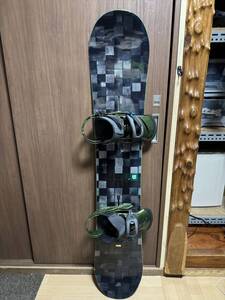 BURTON [バートン] PROCESS 157cm CAMBER + MISSION & FREESTYLE Lサイズ ビンディング セット