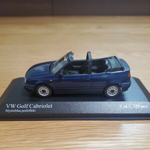 1/43 ミニチャンプス MINICHAMPS ミニカー/Volkswagen Golf Cabriolet 1993 Mysticblau perleffekt/VW フォルクスワーゲン ゴルフ 