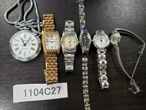 1104C27　腕時計　ジャンク品　おまとめ6点　SEIKO セイコー　CITIZEN など ※動作未確認