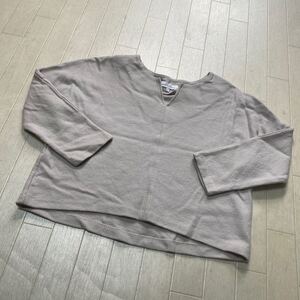 4044☆ UNITED ARROWS GREEN LABEL RELAXING トップス 長袖 トレーナー レディース 36 グレー