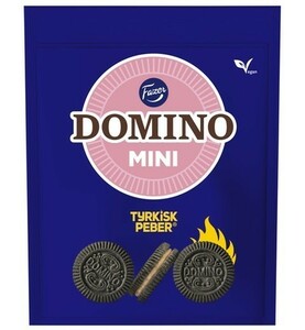 Fazer Domino ファッツェル ドミノ ミニ Tyrkiskサルミアッキパウダー味 ビスケット 2袋×99g フィンランドのお菓子です