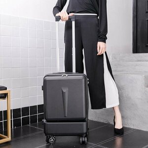 スーツケース キャリーケース キャリーバッグ 旅行バッグ 大容量 20inch 超軽量 ビジネス バッグ 旅行かばん 出張 ブラック