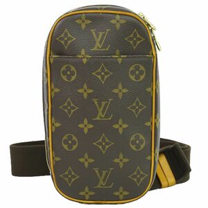 本物 ルイヴィトン LOUIS VUITTON LV ポシェットガンジュ モノグラム ボディバッグ ショルダーバッグ ブラウン M51870