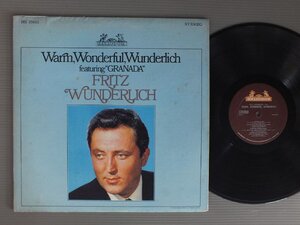 ●米LP FRITZ WUNDERLICH/WARM WONDERFUL WUNDERLICH●