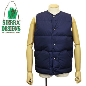 SIERRA DESIGNS (シエラデザインズ) 8312 LIGHT DOWN VEST ライトダウンベスト SD010 MidnightXBlue L