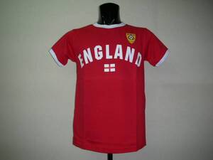 INGLAND サッカーＴシャツ(レッド・Ｌ)