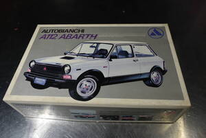 Qo120 vintage 1985 Nitto 1:24 Autobianchi A112 Abarth 絶版 日東化学 アウトビアンキ アバルト 旧車 60サイズ 