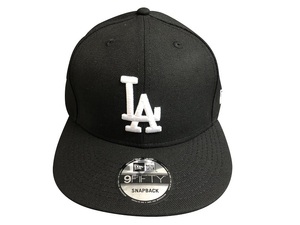 cap-207 NEW ERA 9FIFTY SNAPBACK MLB Los Angeles Dodgers ニューエラ キャップ ベースボールキャップ 帽子 ブラック