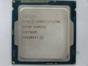 ★Intel /CPU Core i7-4790 3.60GHz 起動確認済み！★ジャンク！！①