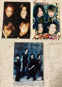 GLAY☆TERU☆HISASHI☆JIRO☆TAKURO☆GLAY写真３枚セット☆新品未使用